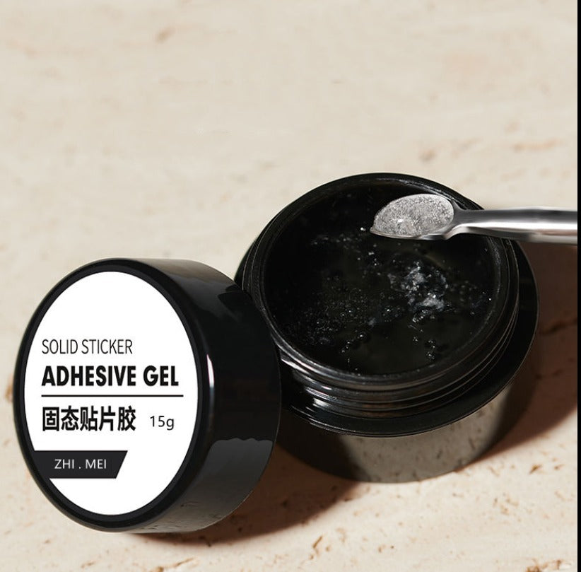 Gel Adhesivo Sólido para Uñas / Gel Constructor Transparente  – Uñas Fuertes y Acabado Profesional