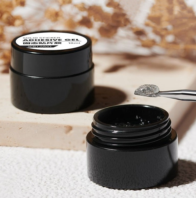 Gel Adhesivo Sólido para Uñas / Gel Constructor Transparente  – Uñas Fuertes y Acabado Profesional